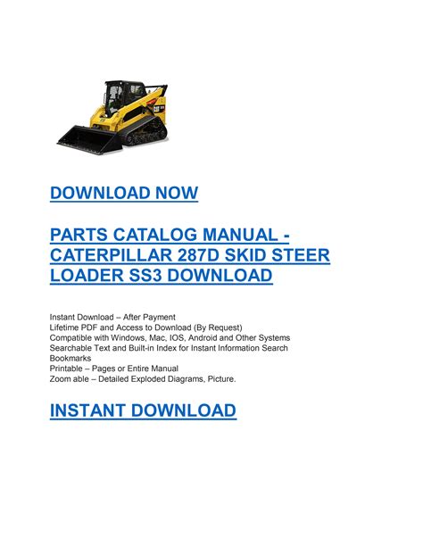 287d cat skid steer|cat 287b parts diagram.